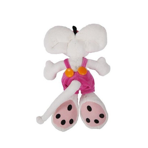 Diddl Maus Plüschfigur mit rosa Latzhose ca. 30cm Diddl is Back 2026