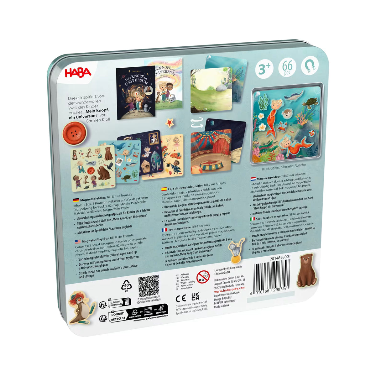 HABA Magnetspiel-Box Tilli & ihre Freunde