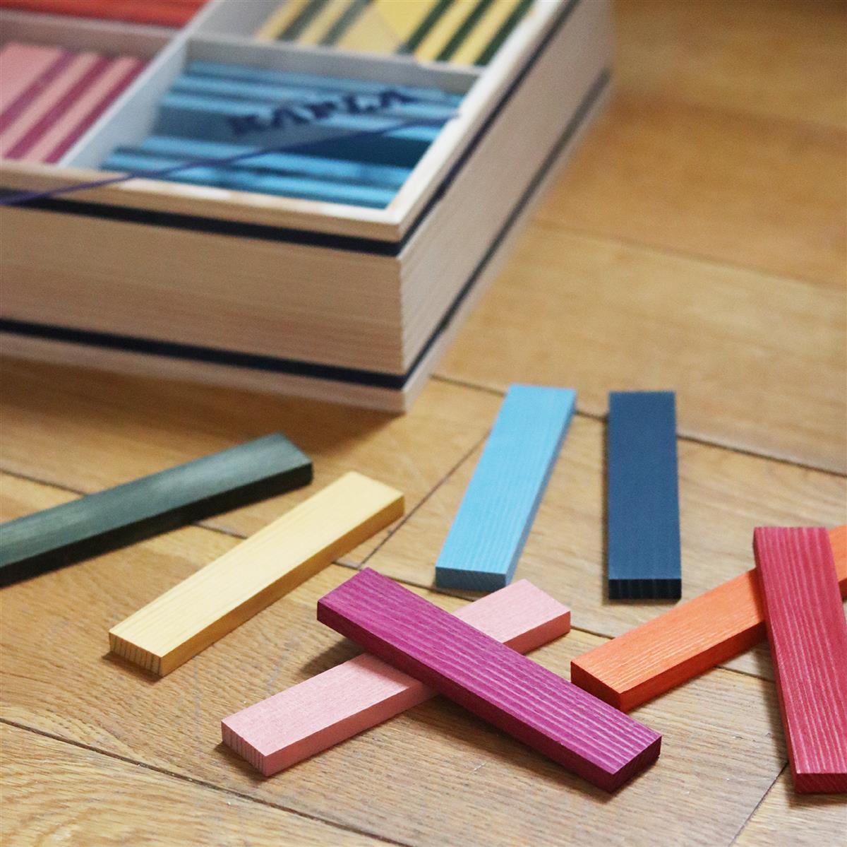 KAPLA® Holzbausteine Octocolor 100 Steine