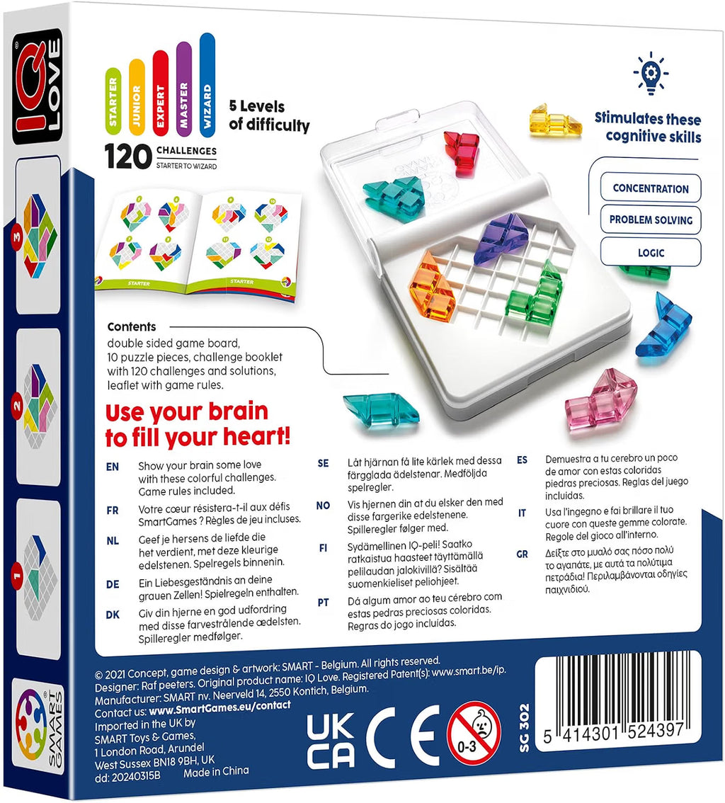 Smart Game IQ Puzzle Love