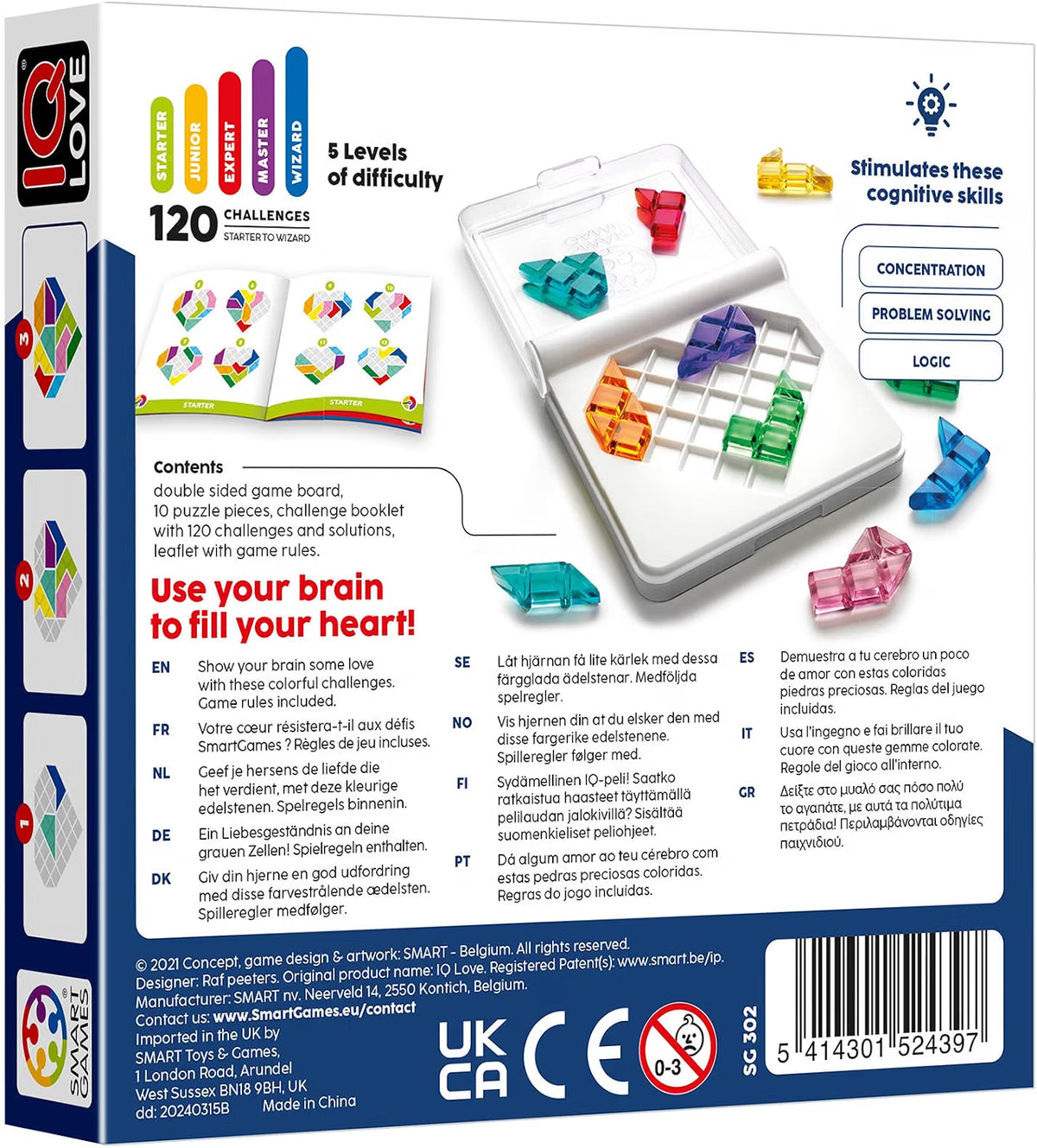 Smart Game IQ Puzzle Love