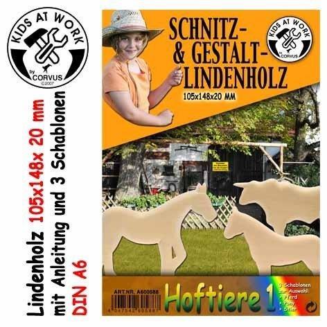 SCHNITZHOLZ 10X15X2 HOFTIERE
