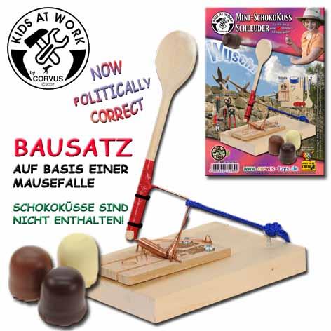 MINI-SCHOKOKUSS-SCHLEUDER