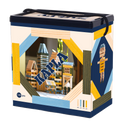 KAPLA® Holzbausteine120er Box hellblau, grün, gelb Neuheit 2022