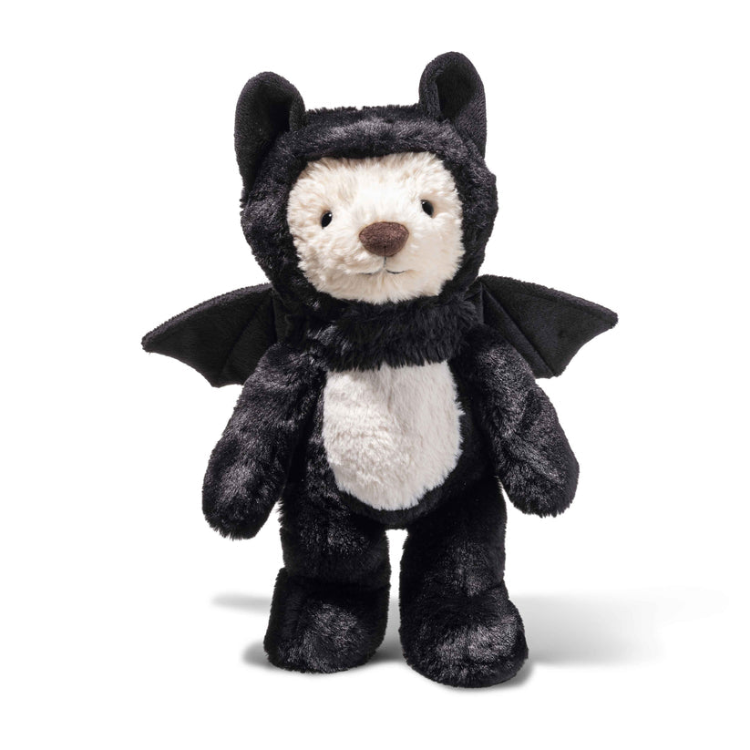 Steiff Teddybär Mr. Bat mit abnehmbarer Kapuze 29 cm Halloween Collection