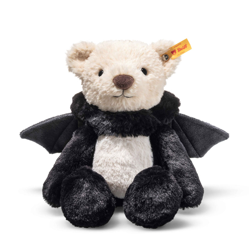 Steiff Teddybär Mr. Bat mit abnehmbarer Kapuze 29 cm Halloween Collection