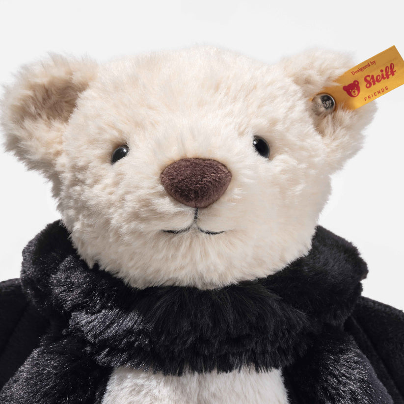 Steiff Teddybär Mr. Bat mit abnehmbarer Kapuze 29 cm Halloween Collection