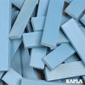 KAPLA® Holzbausteine 40 Hellblau Steine im Holzkasten