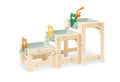 Wasserspieltisch-Set Frolino 3-Teilig aus Holz für draussen
