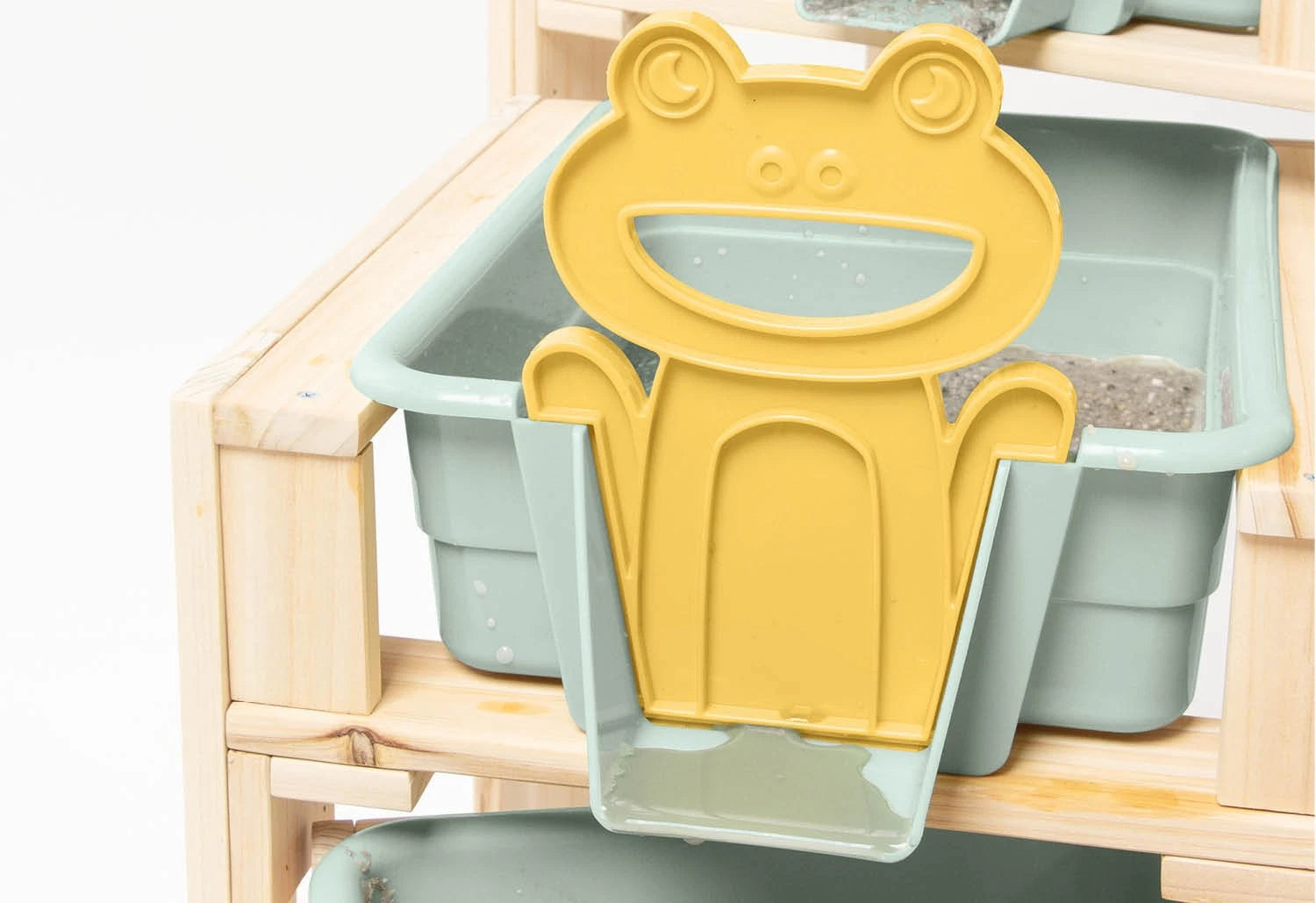 Wasserspieltisch-Set Frolino 3-Teilig aus Holz für draussen
