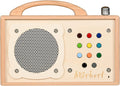 Hörbert - Musikbox für Kinder. MP3-Player aus Holz mit 9 Playlists. Inklusive Mikrofon, Internet-Radio, Bluetooth-Lautsprecher. Mit vorbespielter, wiederbespielbarer Speicherkarte.