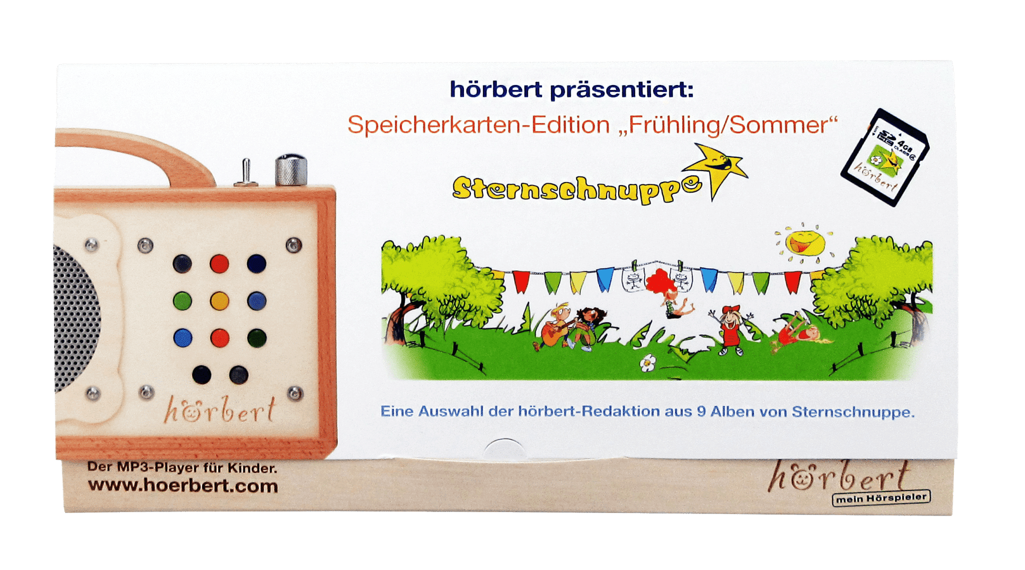 Hörbert Speicherkarte Edition "Sternschnuppe Frühling/Sommer"