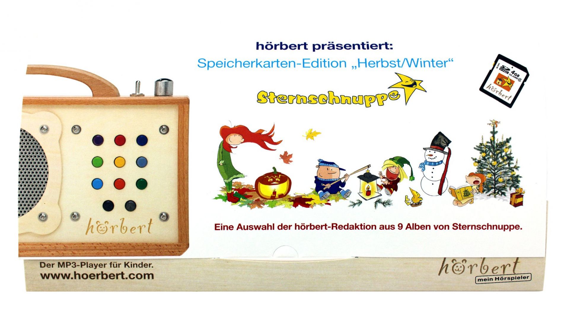Hörbert Speicherkarte Edition "Sternschnuppe Herbst/Winter"