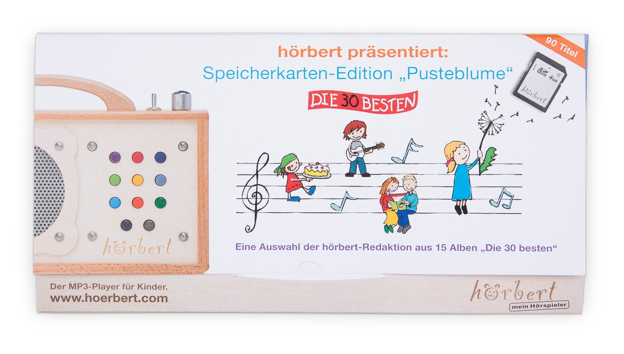 Hörbert Speicherkarte Edition "Pusteblume"