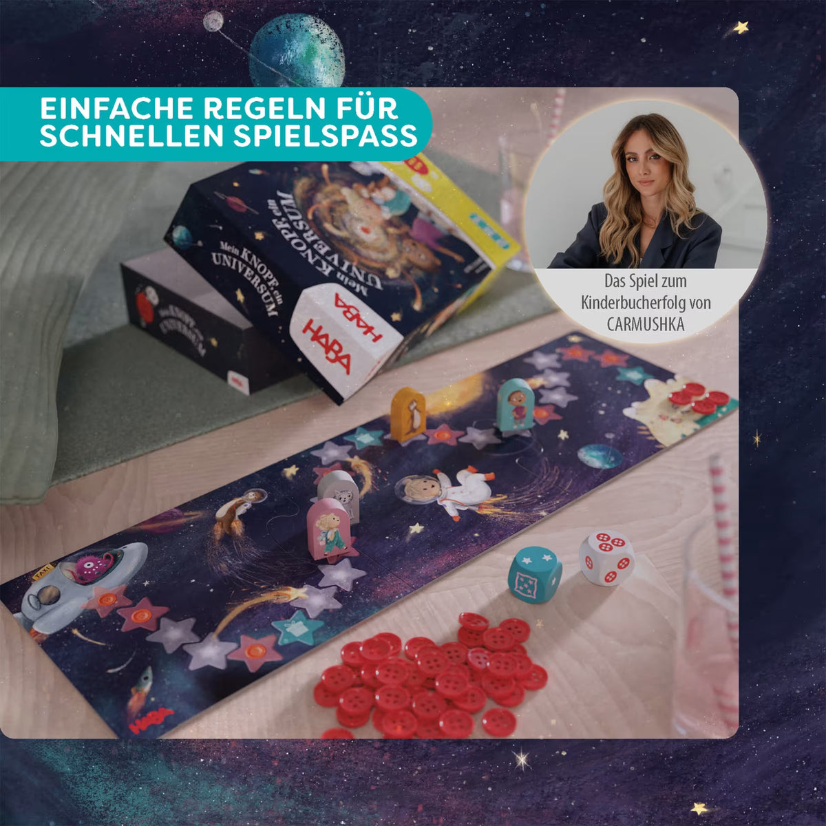 HABA Mein Knopf, ein Universum - Das Spiel ab 3 Jahren