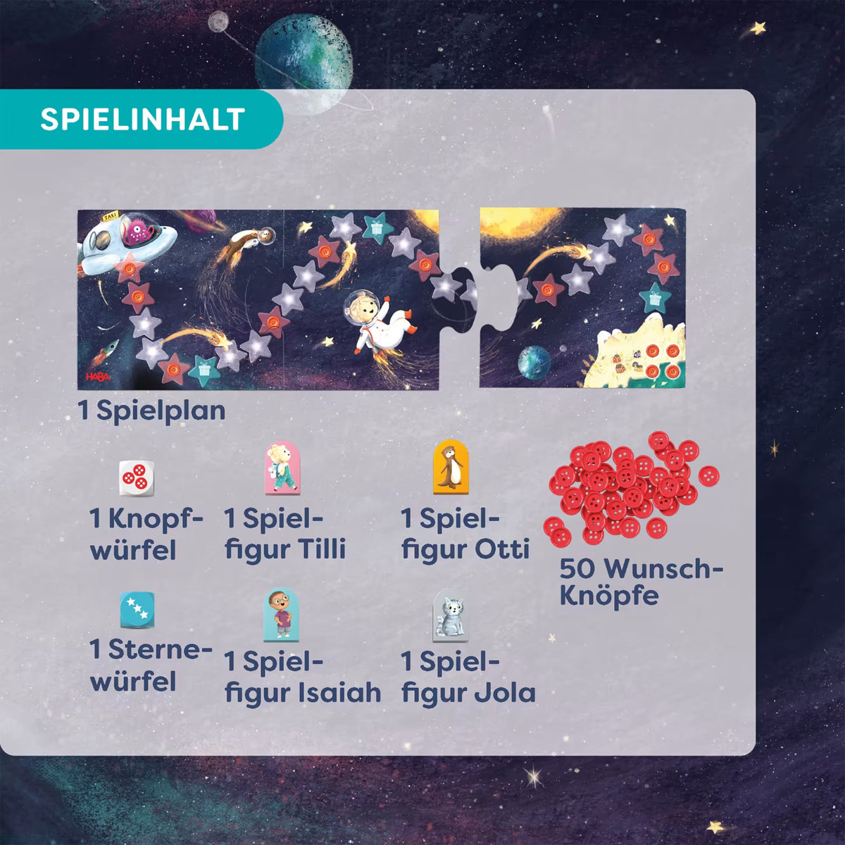 HABA Mein Knopf, ein Universum - Das Spiel ab 3 Jahren