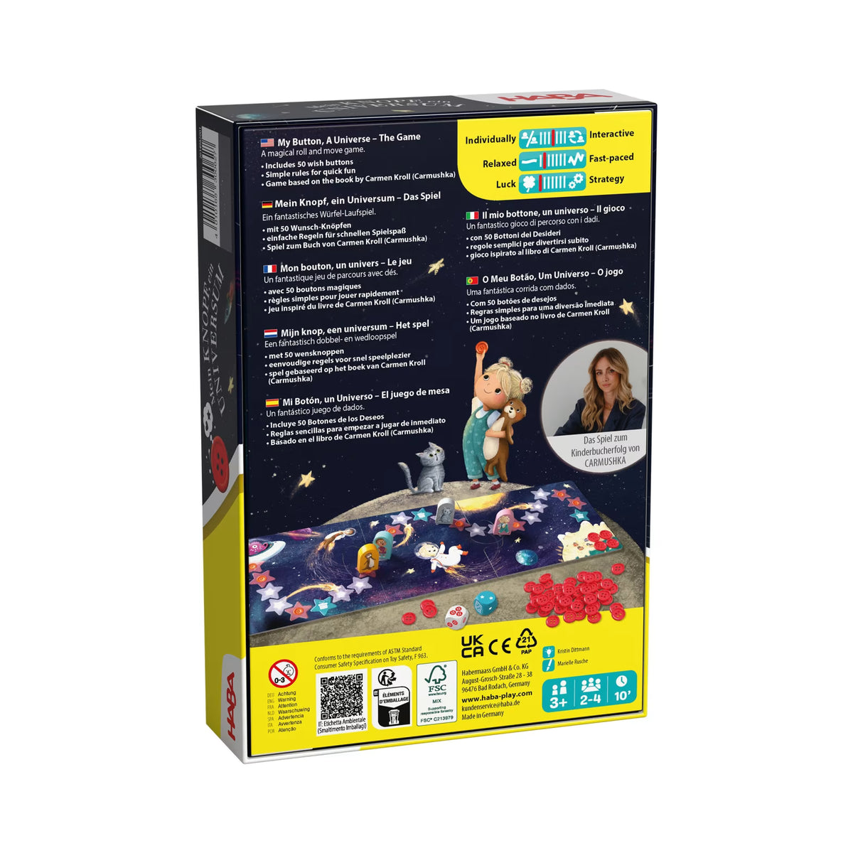 HABA Mein Knopf, ein Universum - Das Spiel ab 3 Jahren