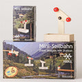 Mini-Seilbahn 2 Wagen mit Station und 2 x 5 m Seil