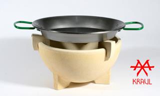 Pfanne mit Halterung für das Zwergenfeuer