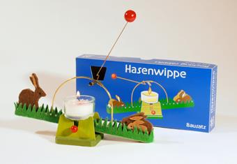 Lichtwippe mit Hasen, Bausatz
