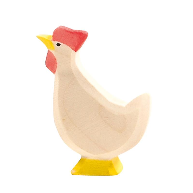 Ostheimer-Huhn weiß hoch