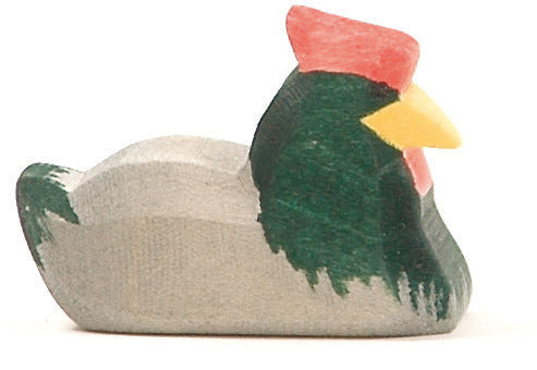 Ostheimer Huhn dunkel liegend
