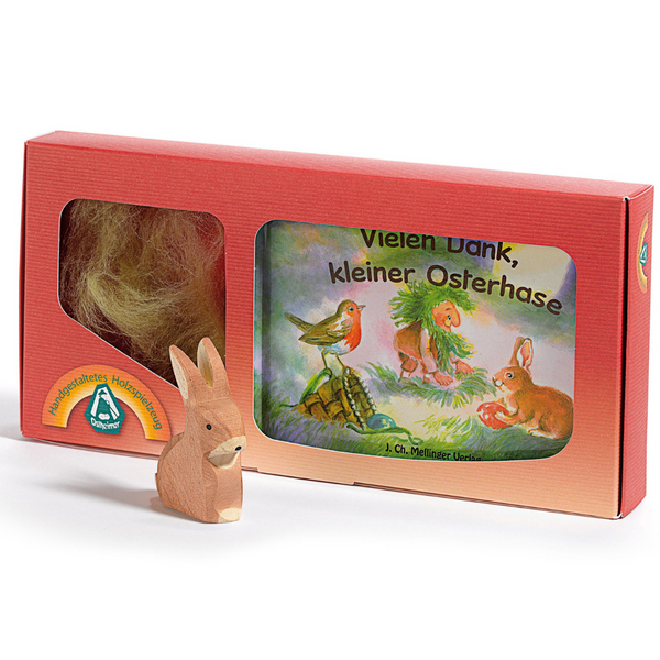 Ostheimer Vielen Dank, kleiner Osterhase Set mit Buch
