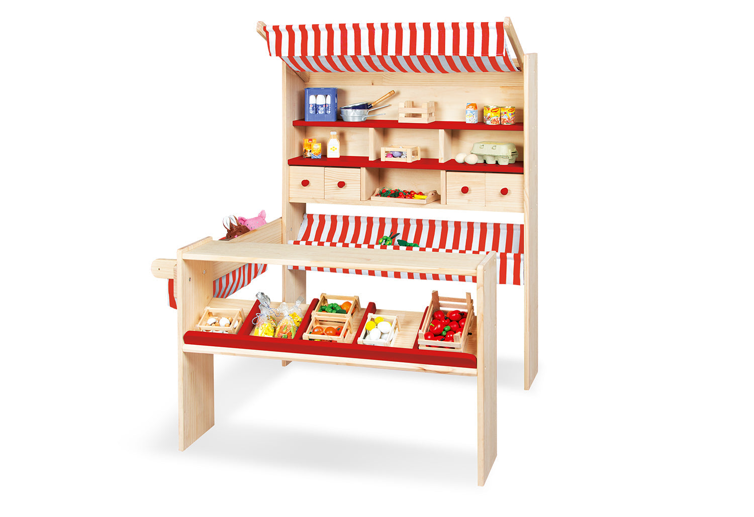 Marktstand Lucy in rot