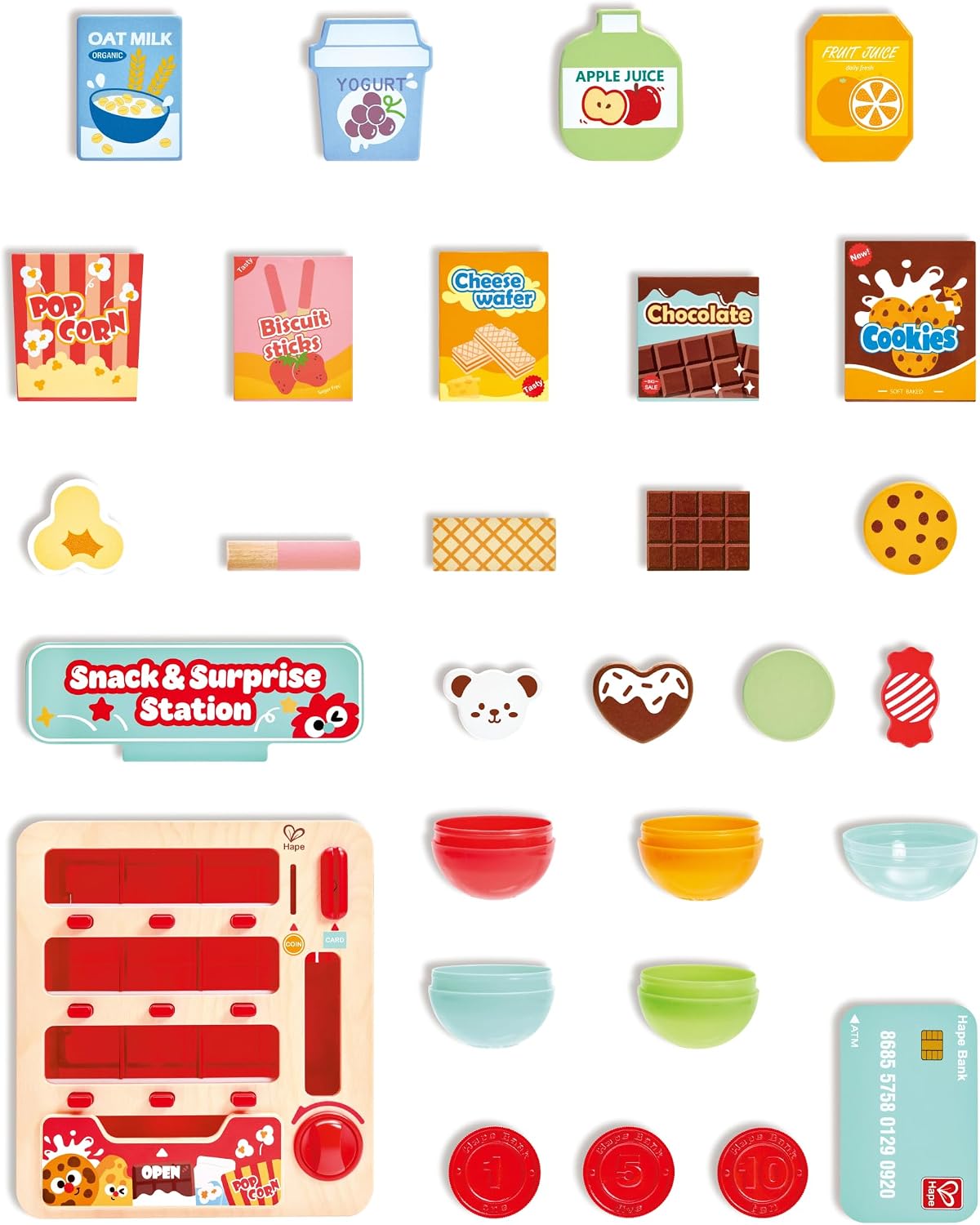 Hape Verkaufsautomat Snackautomat aus Holz