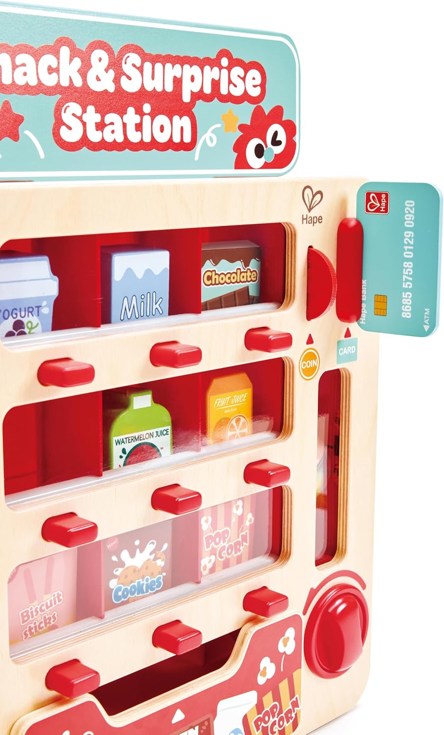 Hape Verkaufsautomat Snackautomat aus Holz