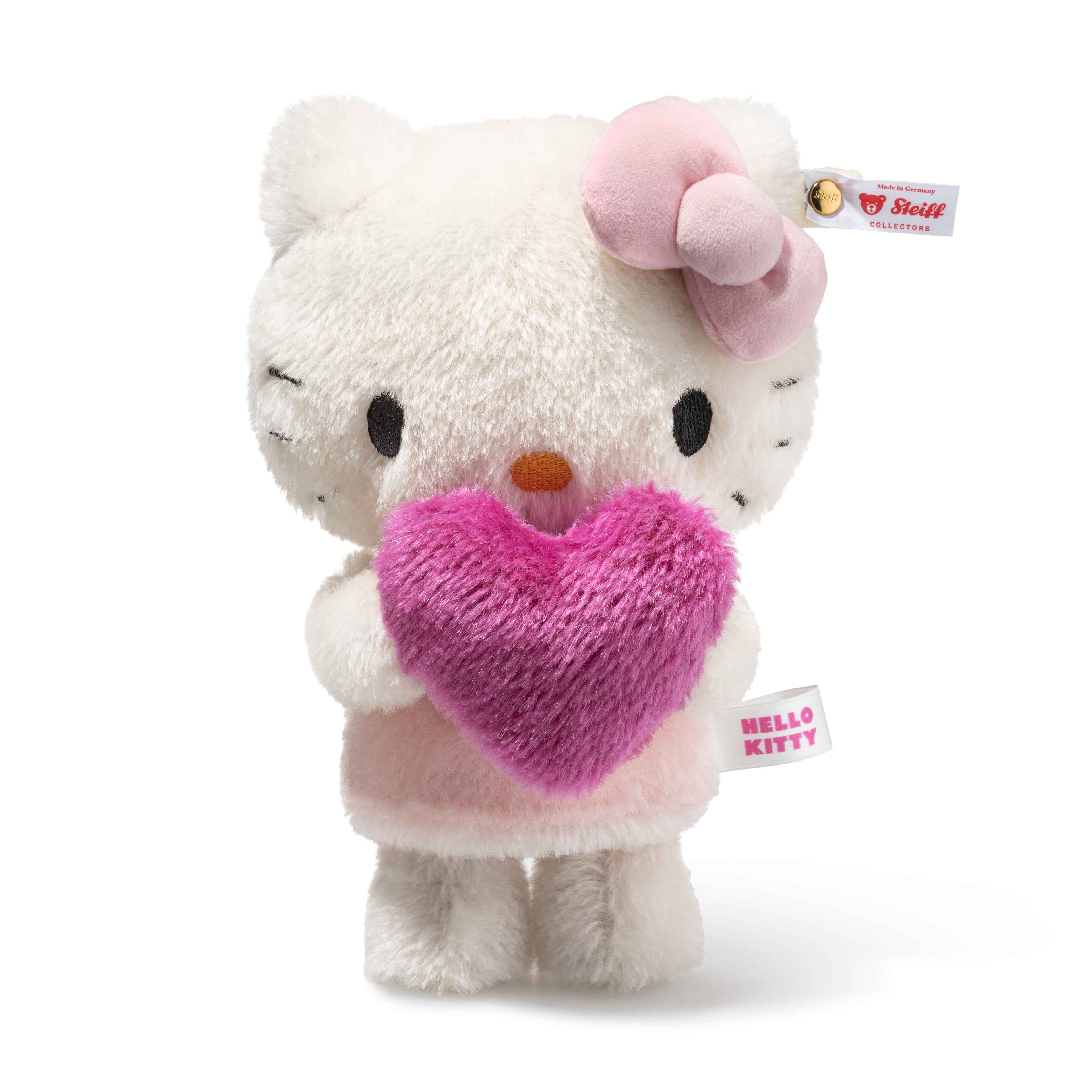 Steiff Hello Kitty Mohair Sonderedition 2026 in 22cm weiss