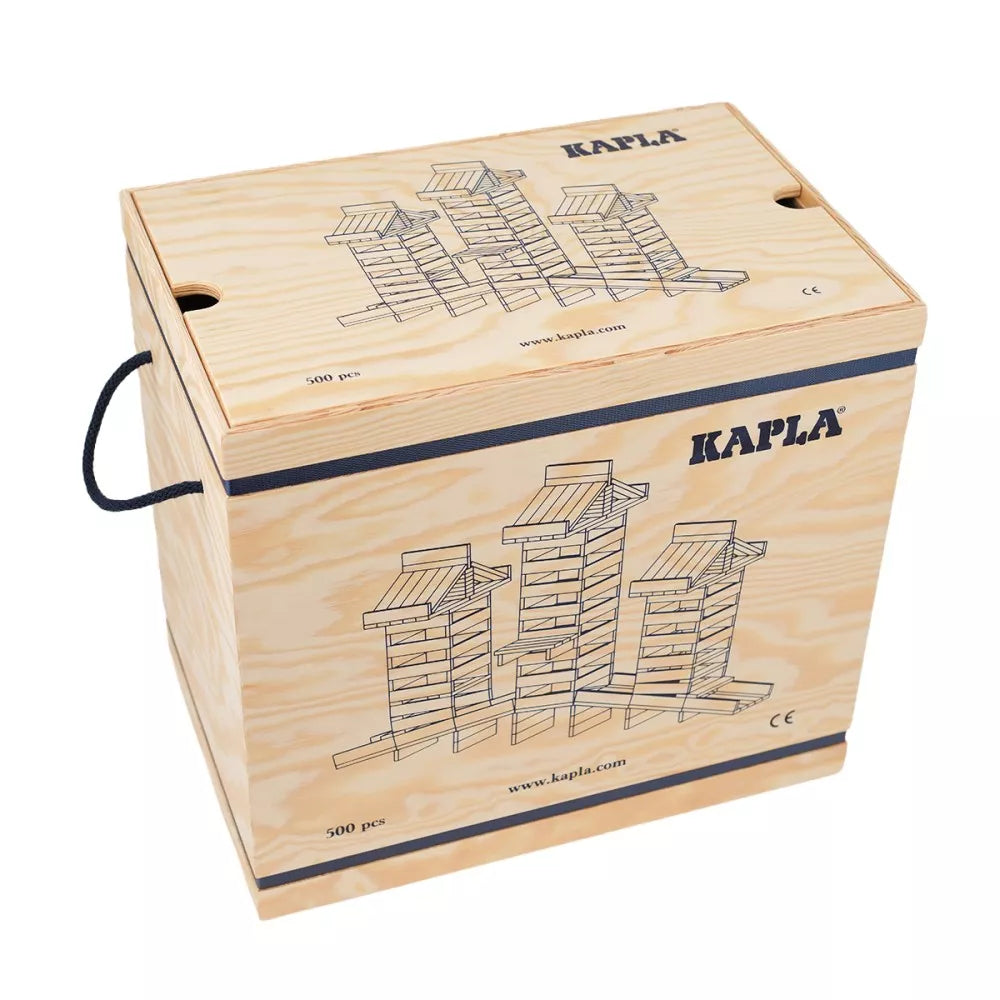 KAPLA® Holzbausteine Natur im Holzkasten 500 Steine Neuheit 2026