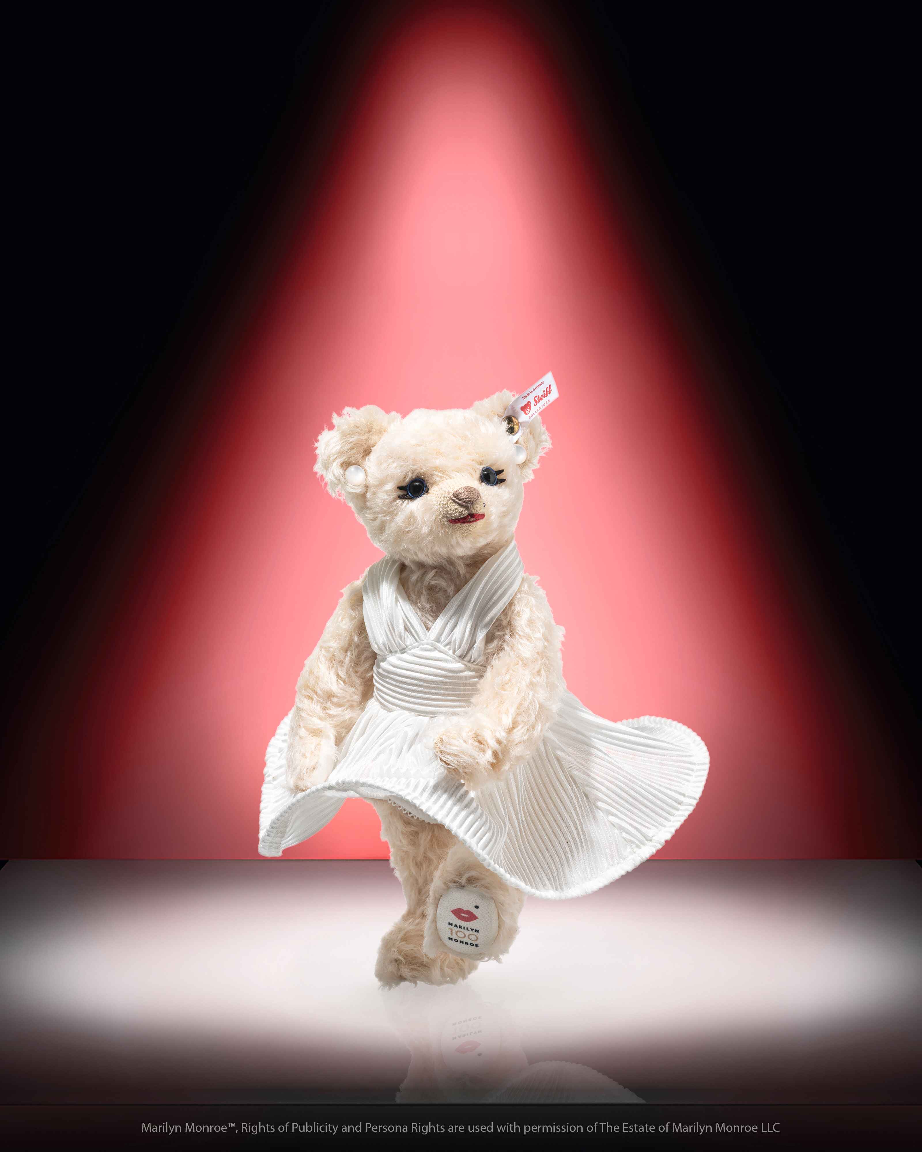 Steiff Marilyn Monroe Teddybär 100. Jubiläum Limitierte Edition