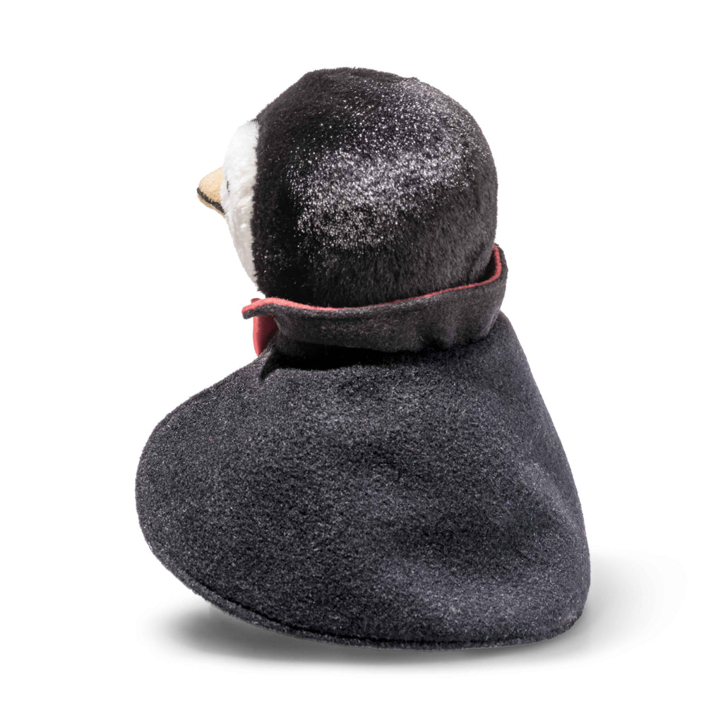 Steiff Pinguin Nibble der Vampir mit Umhang und Fliege 15 cm Halloween Collection