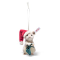 Steiff Weihnachtsmaus Ornament mit Mütze und Säckchen 8 cm