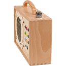 h&ouml;rbert - Musikbox f&uuml;r Kinder. MP3-Player aus Holz mit 9 Playlists. Inklusive Mikrofon, Internet-Radio, Bluetooth-Lautsprecher. Mit vorbespielter, wiederbespielbarer Speicherkarte.