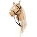 Hobby Horse Steckenpferd blond mit offenem Maul &...