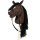 Hobby Horse Steckenpferd braun mit offenem Maul & Zügeln, mit abnehmbarem Schweiß Neuheit 2023