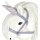 Hobby Horse Unicorn Horn and Halter in Lila für Steckenpferde