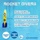 Schildkröt Rocket Divers im 5er Set bunt