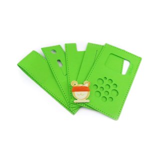 Filztaschen-Nähset Farben grün  für Hörbert
