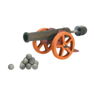 Ostheimer-Kanone groß mit 10 Kugeln