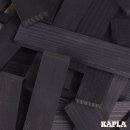 KAPLA&reg; Holzbausteine 40 Schwarzen Steine im Holzkasten