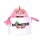 Monster To Go Bonsche Rosa 35 cm mit Design Papiertüte